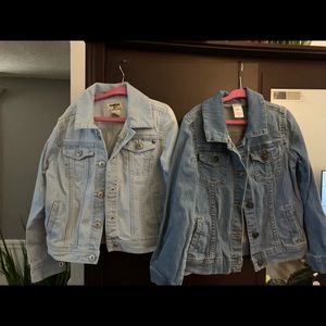 Two denim jackets